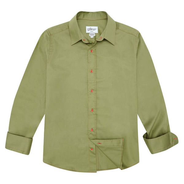 Olive Green Shirt -Charlie 1, Billie 7, Alex 5 sizes only GFW Clothing Olive Green Shirt -Charlie 1, Billie 7, Alex 5 sizes only GFW Clothing