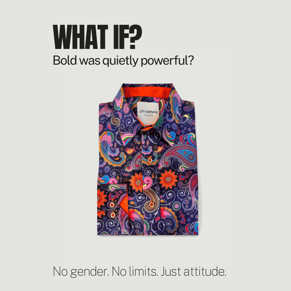 GFW Clothing's Paisley Shirt: Bold. Brilliant. Boundless.