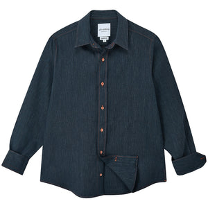 
            
                Load image into Gallery viewer, Indigo Blue Long Sleeve Shirt
            
        