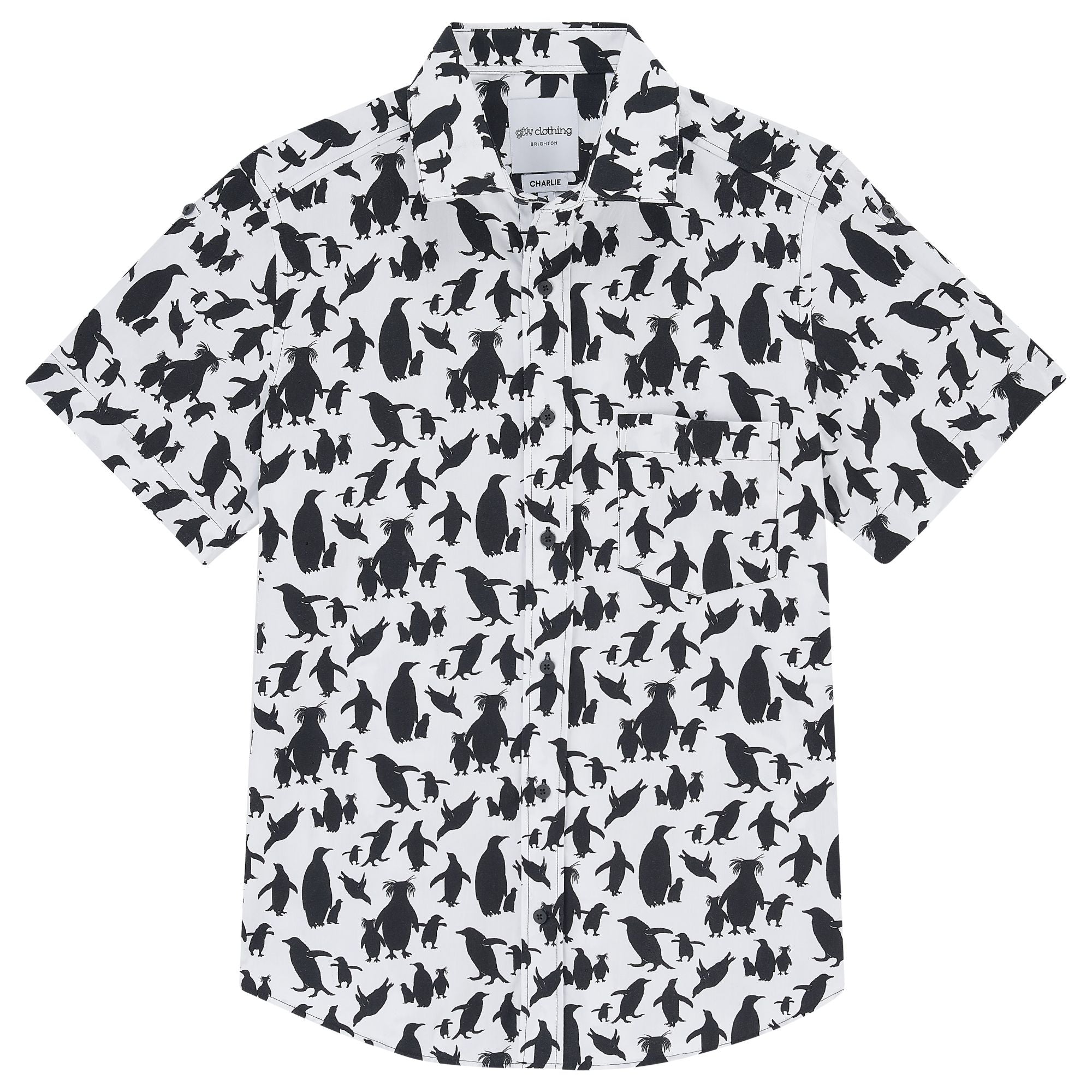 Penguin Short Sleeve Shirt from GFW Clothing  GFW Clothing