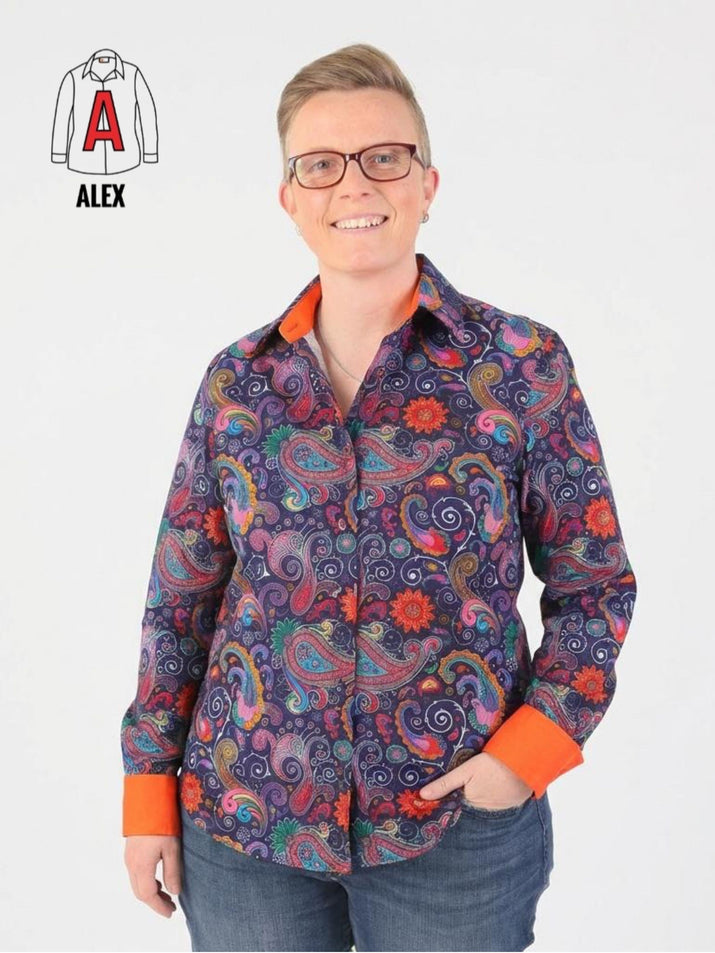 Paisley Print Long Sleeve Shirt