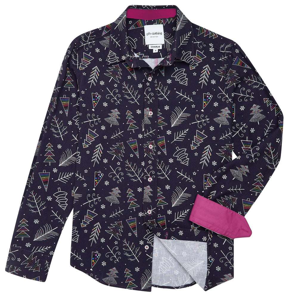 Christmas Shirt - Pagan Rainbow Trees GFW Clothing Christmas Shirt - Pagan Rainbow Trees GFW Clothing