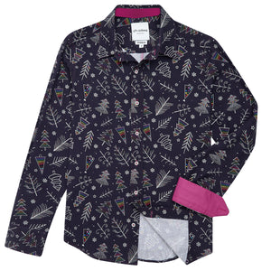 
            
                Load image into Gallery viewer, Christmas Pagan Trees Long Sleeve Shirt
            
        