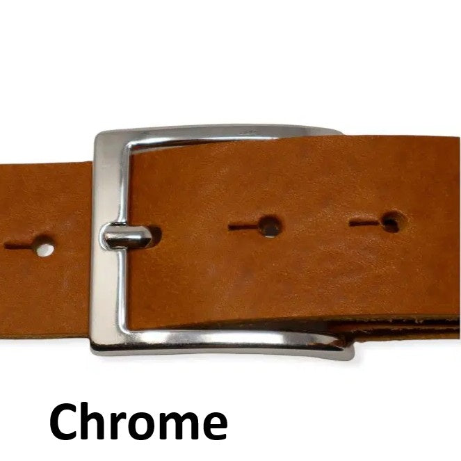 Leather Jeans Belt - Tan