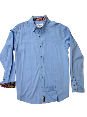 
            
                Load image into Gallery viewer, Arctic blue  Poplin- Charlie 4 - used in photoshoot
            
        