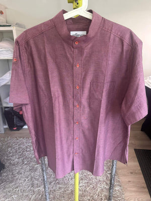 
            
                Load image into Gallery viewer, Oxford Heather - Charlie 7 Short Sleeves Manderin
            
        