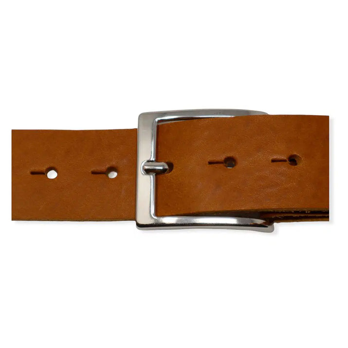 Leather Jeans Belt - Tan